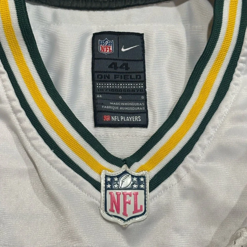 Nike Elite Authentic Aaron Rodgers Green Bay Packers Jersey 44 Stitched